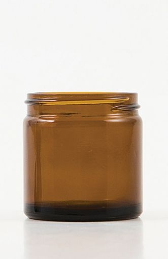 Picture of 60ml Amber glass round squat jar, without lid, pack of 42