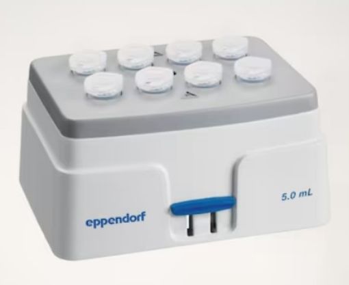 Picture of Eppendorf SmartBlock™ 5 mL, thermoblock for 8 Eppendorf Tubes® 5.0 mL, 8 × 5.0 mL reaction vessels