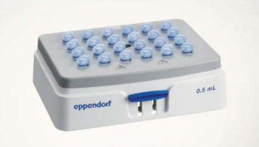 Picture of Eppendorf SmartBlock™ 0.5 mL, thermoblock for 24 reaction vessels 0.5 mL, incl. Transfer Rack 0.5 mL