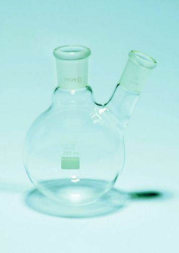 Picture of 250ml round bottom flask 24/29 centre neck, 14/23 side neck at angle
