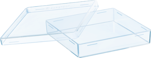Picture of 100mm Square Petri Dish & lid, Gamma Sterile, sleeves of 4, carton 160