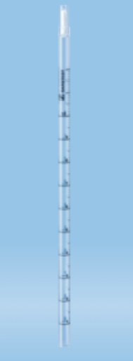 Picture of 10ml Pipette no tip PS, plugged, sterile, 500 per Carton