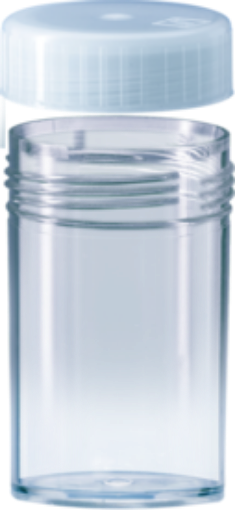 Picture of 25ml Tube PS unlabelled with screw cap, 500 per Carton