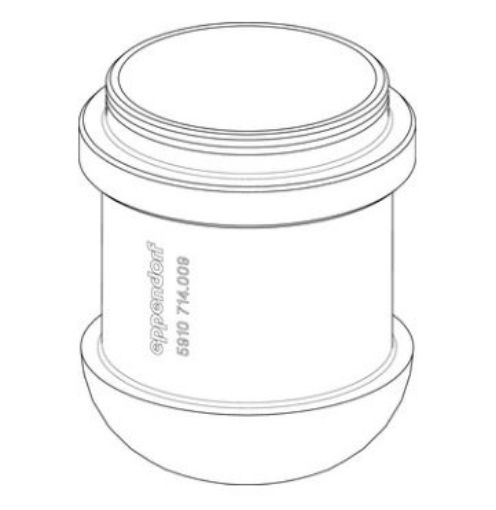 Picture of Adapter, for 1 bottle 175 – 225 mL conical, for Rotor S-4x400, 2 pcs.