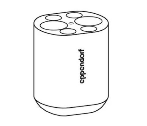 Picture of Adapter, for 2 conical tubes, skirted 50 mL, for Rotor S-4-72, 2 pcs.