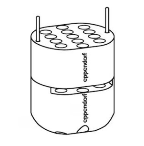 Picture of Adapter, for 26 tubes 1.5/2.0 mL, for Rotor S-4-72, 2 pcs.