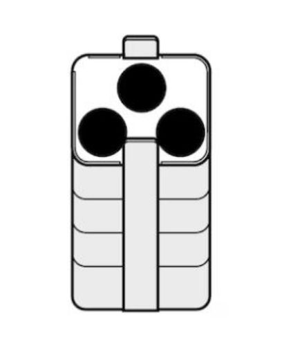Picture of Adapter, for 3 conical tubes 50 mL, for 250 mL rectangular bucket in Rotor A-4-62, 2 pcs.