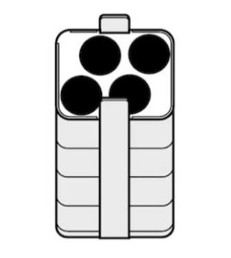 Picture of Adapter, for 4 conical tubes 50 mL, for 250 mL rectangular bucket in Rotor A-4-62, 2 pcs.