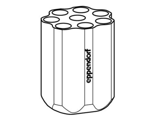 Picture of Adapter, for 8 conical tubes 15 mL, for Rotor S-4-72, 2 pcs.
