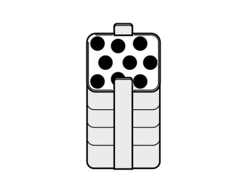 Picture of Adapter, for 9 Eppendorf Tubes® 5.0 mL and 15 mL conical tubes, for 250 mL rectangular bucket in Rotor A-4-62, 2 pcs.