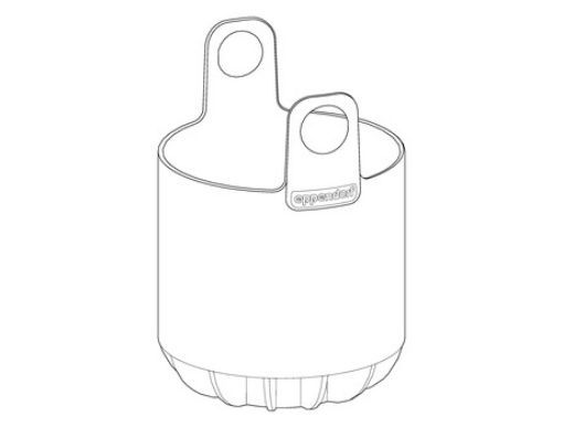 Picture of Adapter, for bottle 500 mL Corning®, for Rotor S-4-104, Rotor S-4x1000 round buckets and Rotor S-4x750, 2 pcs.