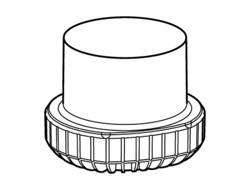 Picture of Adapters for Rotors, for 1 bottle 500 mL conical Corning®, for Rotor S-4xUniversal-Large, 2 pcs.