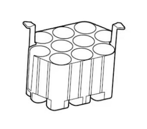 Picture of Adapters for Rotors, for 10 conical tubes 50 mL, for Rotor S-4x1000 with plate/tube buckets, 2 pcs.