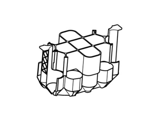 Picture of Adapters for Rotors, for 13 conical tubes 50 mL, Rotor S-4x1000, for high-capacity buckets, 2 pcs.