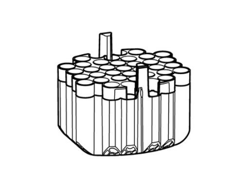 Picture of Adapters for Rotors, for 37 tubes 5.5 – 12 mL, for Rotor S-4xUniversal-Large, 2 pcs.