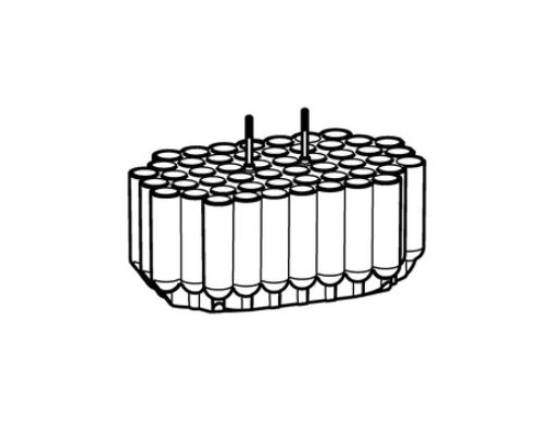 Picture of Adapters for Rotors, for 52 tubes 5 mL FACS, Rotor S-4x1000, for high-capacity buckets, 2 pcs.