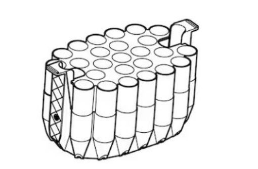 Picture of Adapters for Rotors, for Eppendorf Tubes® 5.0 mL and 15 mL conical tubes, Rotor S-4x1000, for high-capacity buckets, 2 pcs.