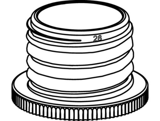 Picture of Bottle thread adapter, ETFE, from GL 32 to GL/S 28