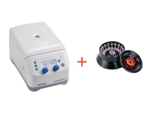 Picture of Centrifuge 5425, rotary knobs, non-refrigerated, Molecular Biology Solution, with Rotor FA-18x2-Kit, 230 V/50 – 60 Hz (AU)
