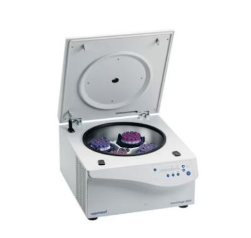 Picture of Centrifuge 5810, keypad, non-refrigerated, with Rotor S-4-104 incl. adapters for 13/16 mm round-bottom tubes, 230 V/50 – 60 Hz (AU)