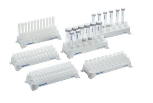 Picture of Eppendorf Cuvette Rack, 30 positions, for glass and plastic cuvettes, PP, numbered positions, autoclavable, 2 pcs.