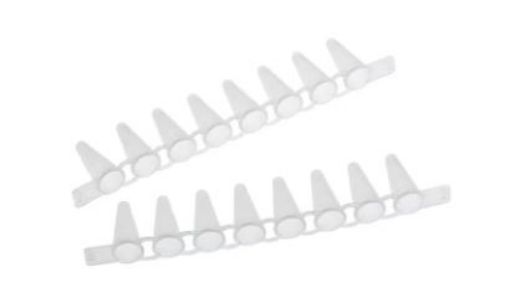 Picture of Eppendorf PCR Tube Strips, 0.1 mL, PCR clean, without lids (10 × 12 strips)