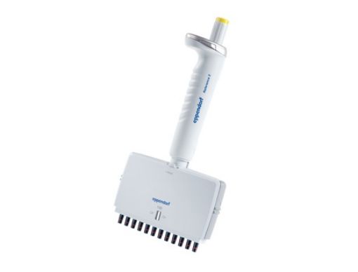 Picture of Eppendorf Reference® 2, 12-channel, variable, 10-100 µL, yellow, incl. epT.I.P.S.® Box