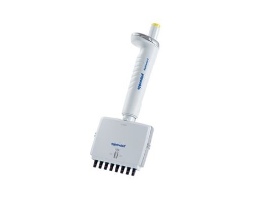 Picture of Eppendorf Reference® 2, 8-channel, variable, 10-100 µL, yellow, incl. epT.I.P.S.® Box