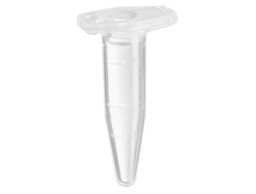 Picture of Eppendorf Safe-Lock Tubes, 0.5 mL, Biopur®, colorless, 50 tubes, individually packed
