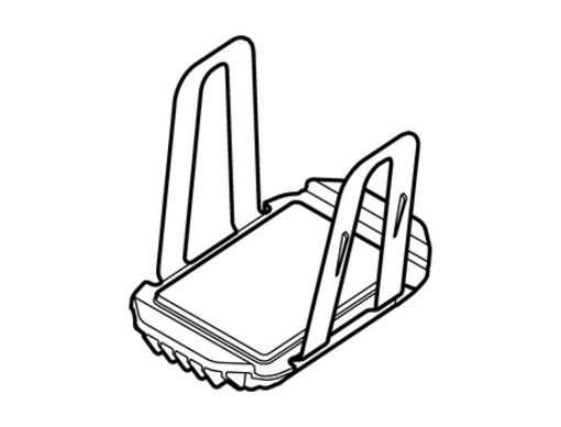 Picture of Plate carrier, Rotor S-4x1000, for high-capacity buckets, 2 pcs.