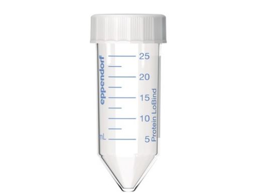 Picture of Protein LoBind, Eppendorf Conical Tubes 25 mL with screw cap, PCR clean, 200 pcs. (4 bags of 50 tubes)