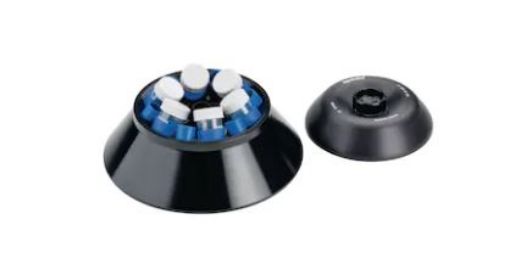 Picture of Rotor F-35-6-30, incl. rotor lid, with 6 adapters each for 15ml/50ml conical tubes