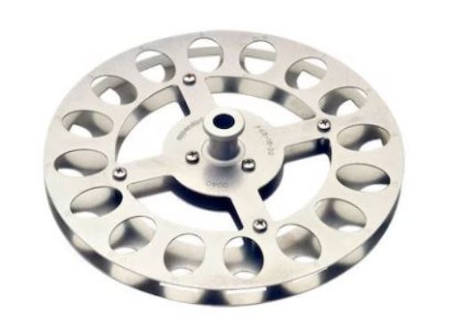 Picture of Rotor F-45-16-20, 16 places for 6.5/10.0 mL flat-bottom tubes (20 x 42 – 55 mm)