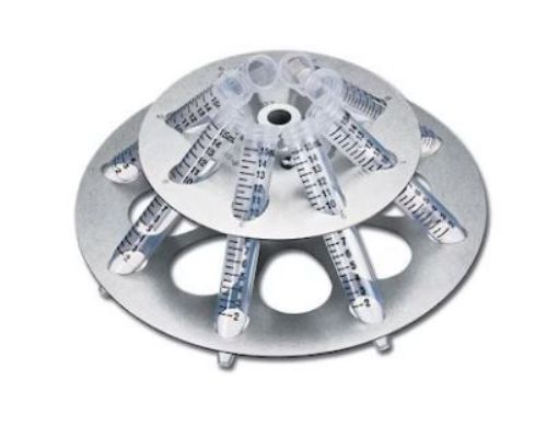 Picture of Rotor F-45-8-17, 8 places for 15 mL conical tubes (17 × 118 – 123 mm)
