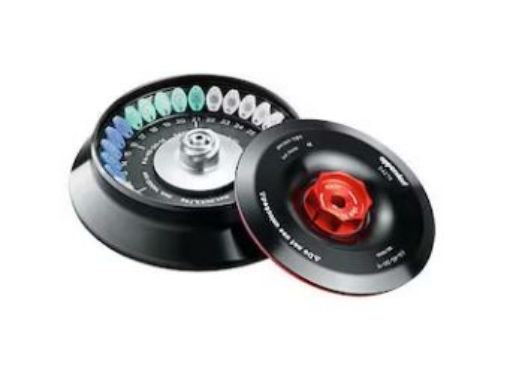 Picture of Rotor FA-45-30-11, aerosol-tight, incl. rotor lid, aluminum