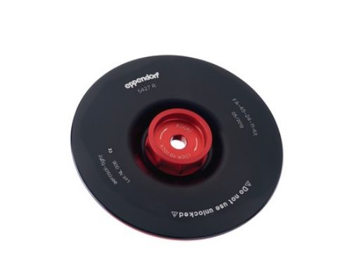 Picture of Rotor lid for FA-45-24-11-Kit, aerosol-tight, aluminum, with QuickLock, for Centrifuge 5430/5430R