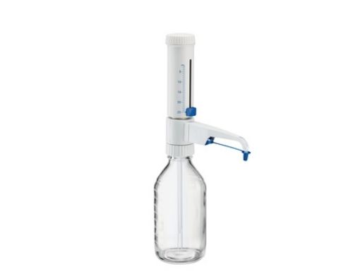 Picture of Varispenser® 2, 1-channel, bottle top dispenser with adapters GL 32, GL 38, S 40 and telescopic intake tube (length 170 – 330 mm), 2.5 – 25 mL