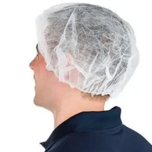 Picture of Cap Circular Bouffant 24" white (hair nets) non crimped, 100 per Pack