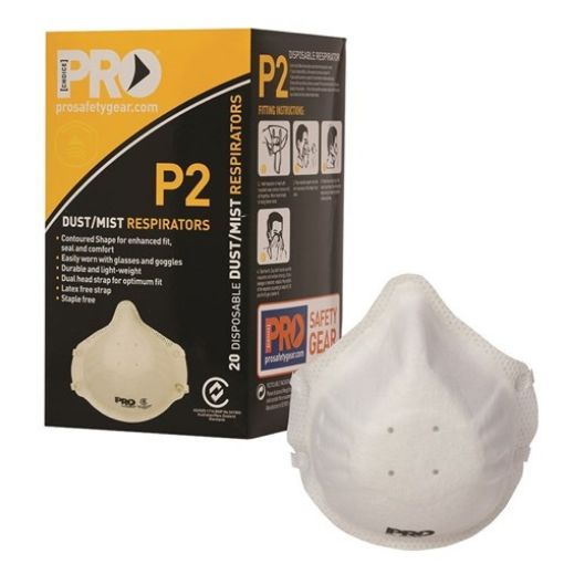 Picture of P2 Particulate Respirator Mask, no breather valve, pack 20