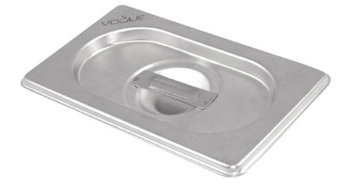 Picture of Vogue Stainless Steel 1/3 Gastronorm Tray Lid, Dimensions 325(L) x 176(W)mm