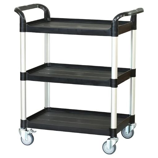 Picture of Trolley 3 shelves fixed height, 900L x 500W x 1030Hmm, 275Kg