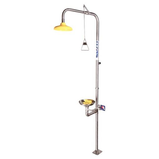 Picture of Combination Shower with Eye Wash Station, with bowl, no treadle