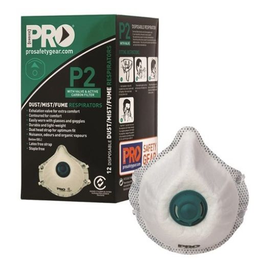 Picture of Paramount P2 Safety Mask, Carbon, 12/pack