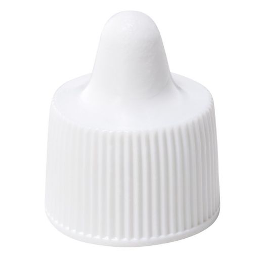 Picture of 15mm white eyedropper cap to suit 30ml Eyedropper Bottle