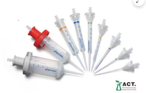Picture of Combitips Advanced assortment pack, contains 1 Combitip of each size and one 25 mL and one 50 mL adapter