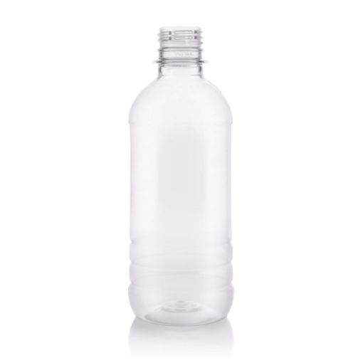 Picture of 250ml PET clear water bottle, 28mm neck, cap separate, carton 500