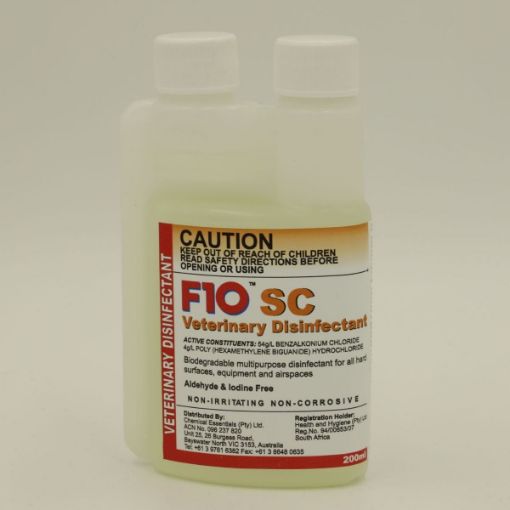 Picture of F10SC Vet Disinfectant 200ML