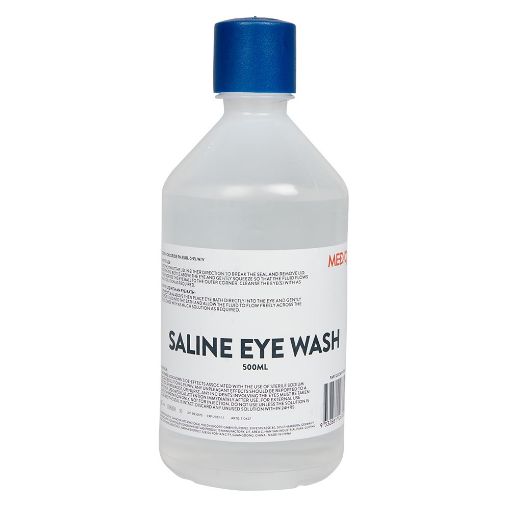 Picture of Eyewash Station Saline Solution Replacement Bottle 500ml