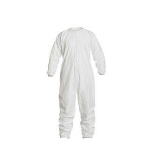 Picture of Tyvek Coverall No Hood/Boot, size X-Large, clean room processed & sterile, 25 per Carton