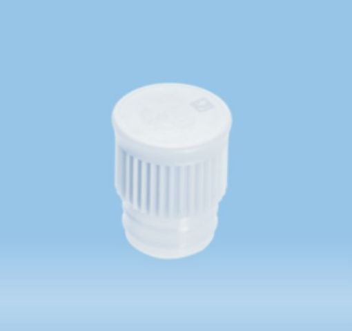 Picture of White Push Caps LDPE for 15.7mm tube, 5000/Carton